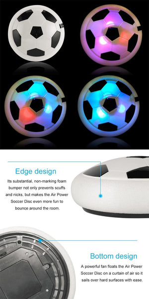 Indoor Floating Hover Soccer Ball Led Lights Game Battery Version