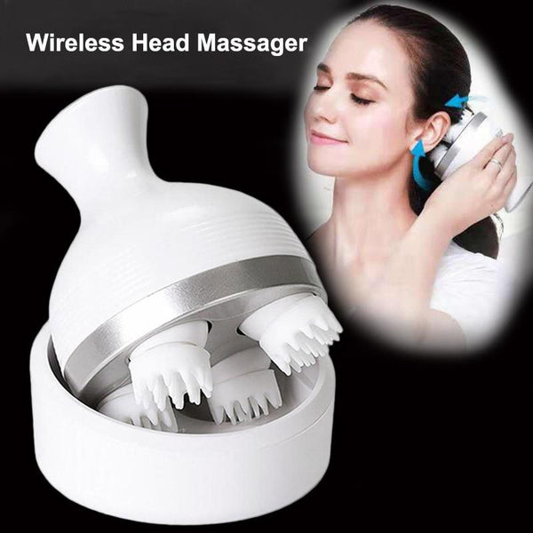 Wireless Usb Rechargeable Head Scalp Massager Massagers