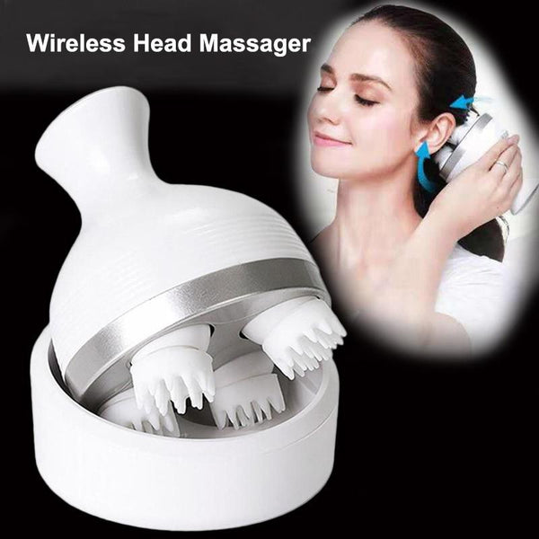 Wireless Usb Rechargeable Head Scalp Massager