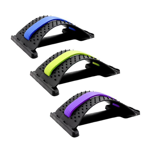 Lumbar Correction Spine Back Stretching Massager With Acupressure Massagers