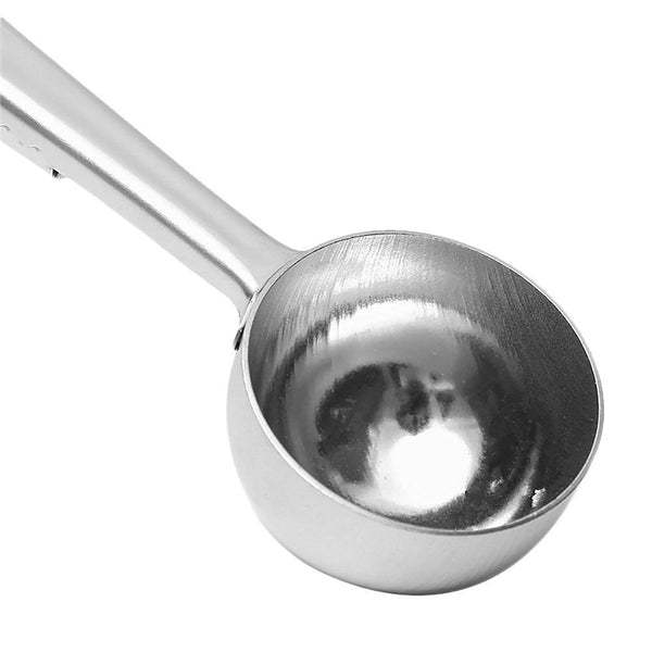 Multi Purpose Stainless Steel Coffee Scoop With Clip Scoops
