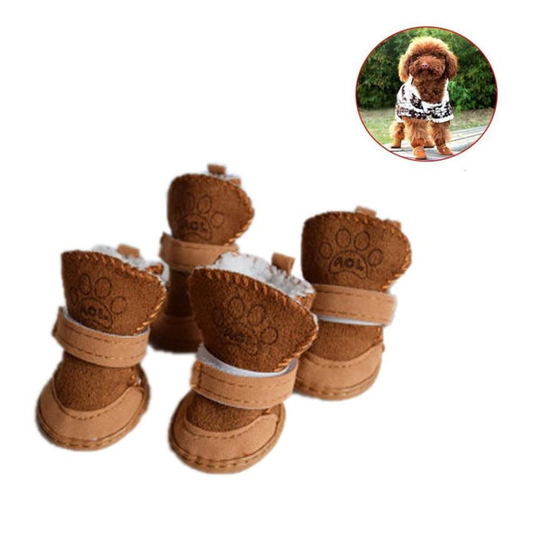 Four Soft Booties For Dogs | Pet Shoes Dog Clothing & Shoes