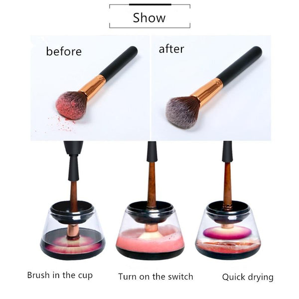 Makeup Tools Battery Powered Brush Cleaner Dryer Brush Cleaners