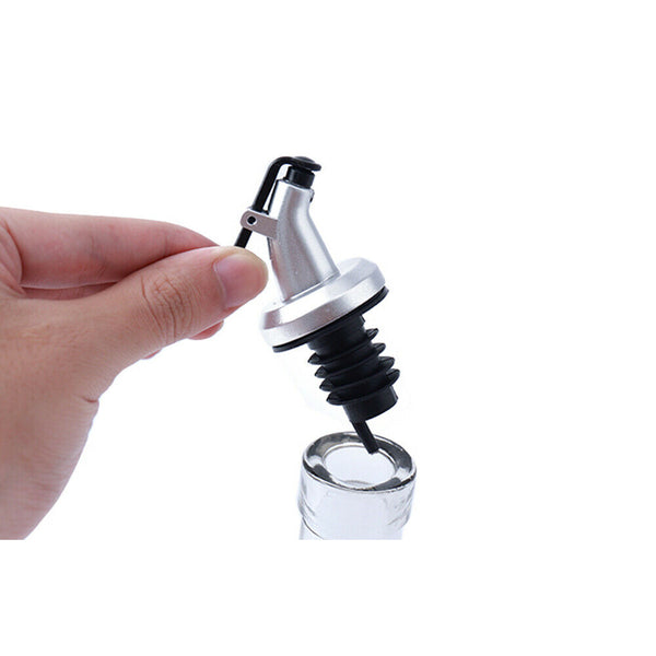 4Pcs 500Ml Glass Olive Oil Vinegar Dispenser Bottle Condiment Pourer Kitchen Storage Oil & Vinegar Dispensers