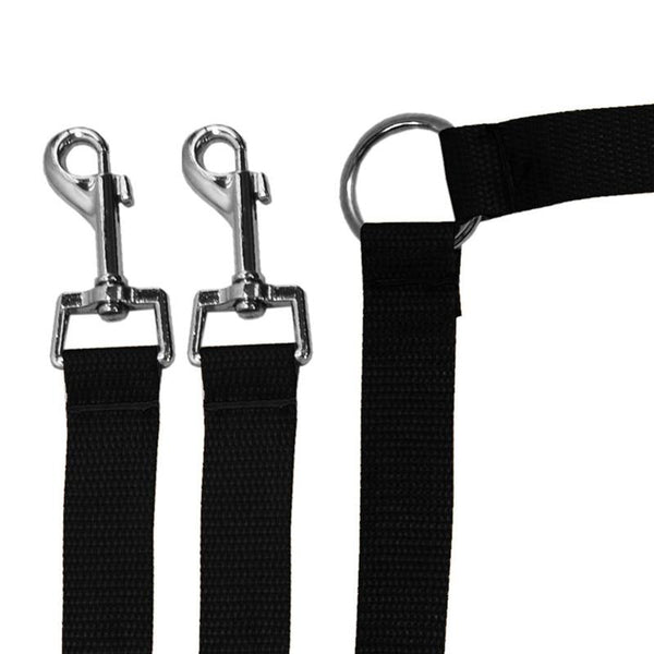 Black Double Dog Leash Connector Pet Supplies Leads & Head Collars