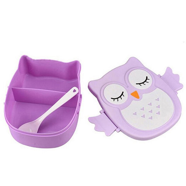 Cute Owl Microwave Bento Container Lunch Box Lunchboxes & Bags