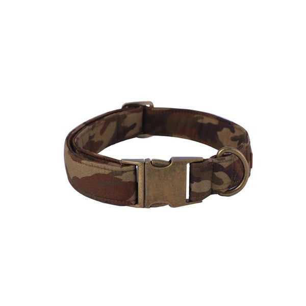 Camo Dog Collar Bow Tie Camouflage Design Pet Leads & Head Collars