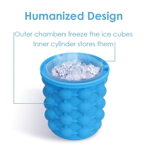 Space Saving Ice Cube Maker Fun Kitchen Party Toys Ice Cubes Trays & Moulds