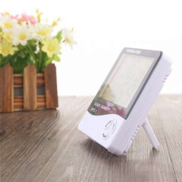 Htc 1 Lcd Digital Thermometer Hygrometer Indoor Electronic Humidity Monitor White Hygrometers