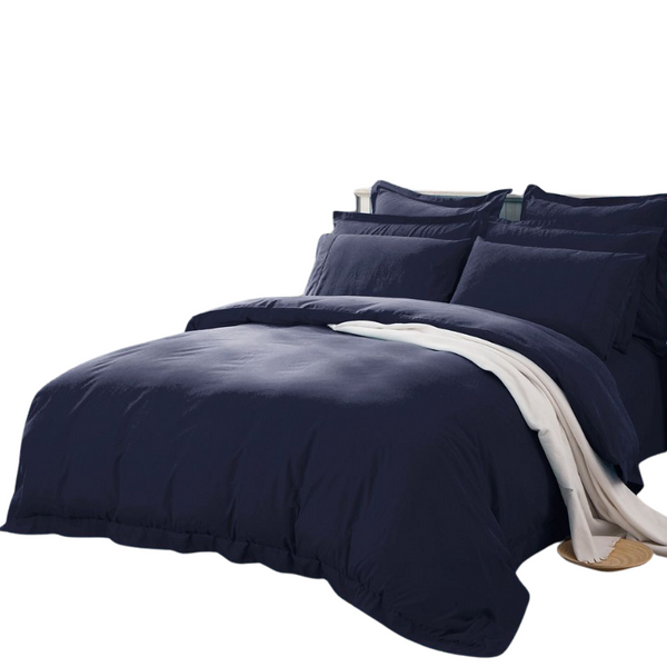 Fabric Fantastic 1000Tc Tailored Double Size Duvet Quilt Cover Set Quilt Covers