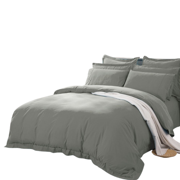 Fabric Fantastic 1000Tc Tailored Double Size Duvet Quilt Cover Set Quilt Covers