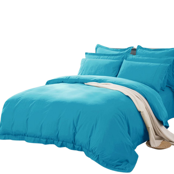 Fabric Fantastic 1000Tc Tailored Double Size Duvet Quilt Cover Set Quilt Covers