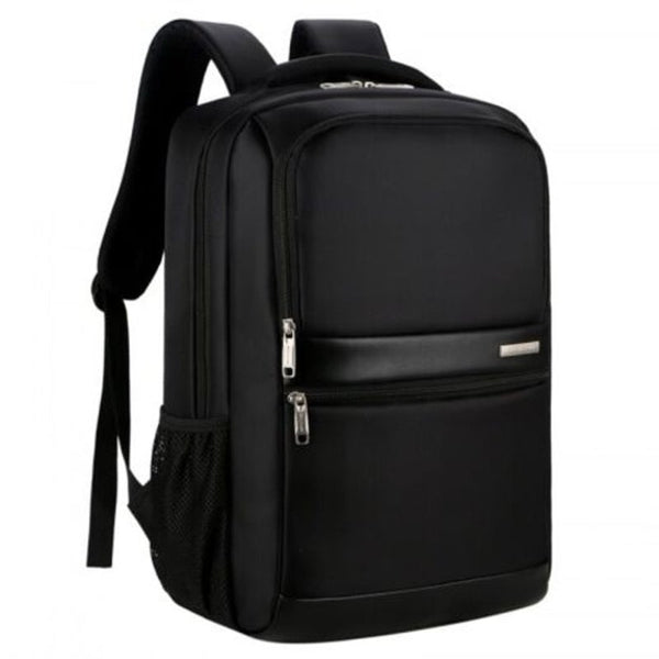 Huaqi1097 Men's Business Casual Waterproof Backpack Classic Computer Bag Black