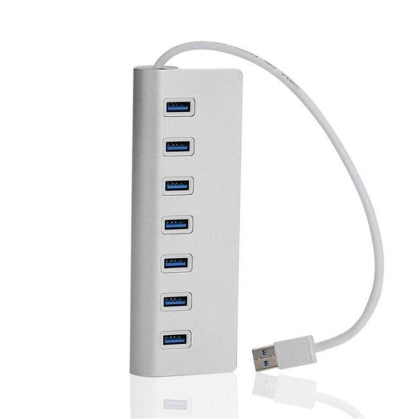 Usb Hubs Aluminum Charging Data 7 3 Feet 3.0 Cable Silver Firewire Cables & Adapters