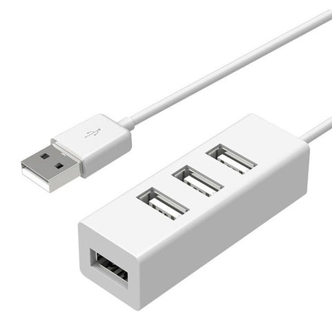 Hub Usb Multi 2.0 Splitter High Speed 4 Port All In One For Pc Windows Macbook Computer Accessories