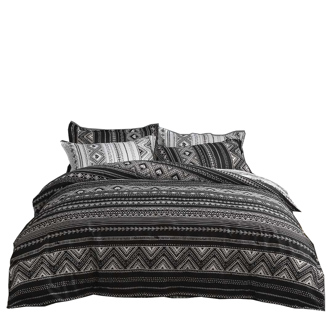 Fabric Fantastic Hugo Reversible Super King Size Duvet Quilt Cover Set Quilt Covers