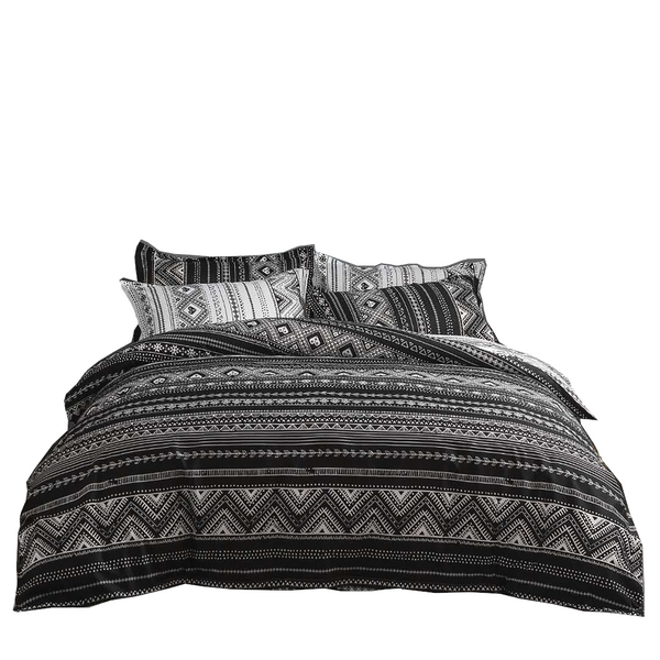 Fabric Fantastic Hugo Reversible Super King Size Duvet Quilt Cover Set Quilt Covers