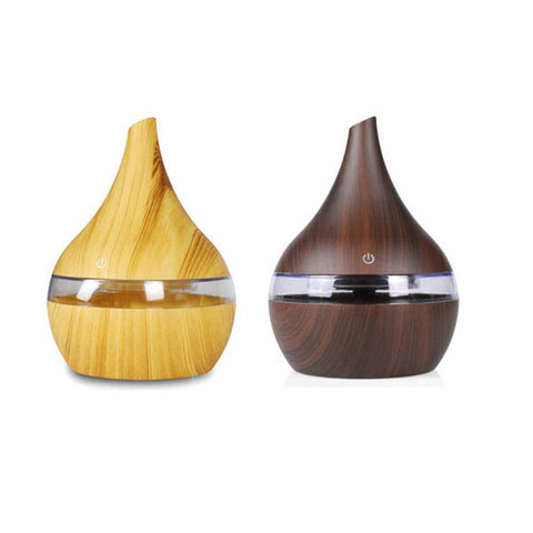 Humidifier Usb Ultrasonic Aroma Diffuser With Seven Colors Led 300Ml Aromatherapy