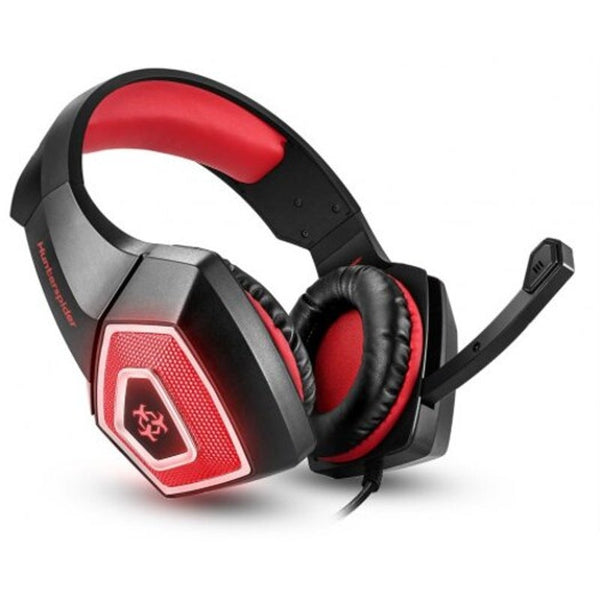 Hunterspider V 1 3.5Mm Headsets Bass Gaming Headphones Love Red