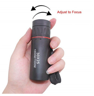 Monocular Telescope 30X25 Hd Night Vision Waterproof Spotting Scope Focus Zoomable For Travel Scopes
