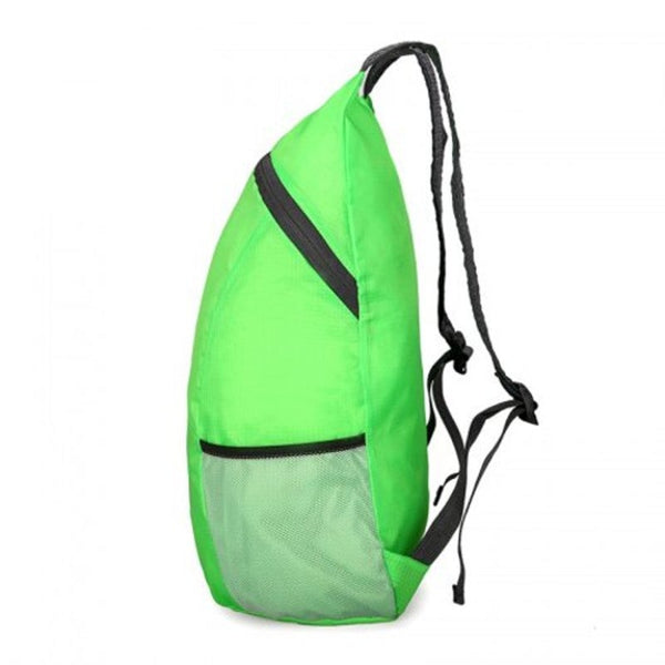 Waterproof Sports Folding Backpack Outdoor Hiking Green Bags