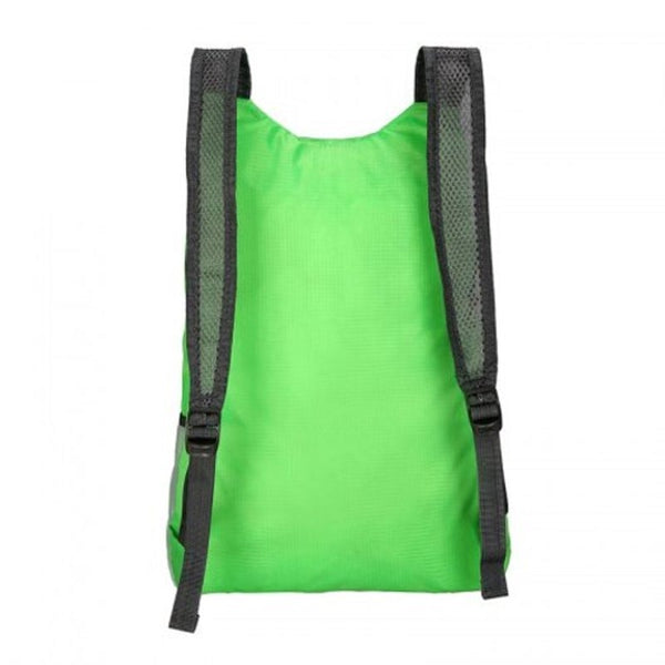 Waterproof Sports Folding Backpack Outdoor Hiking Green Bags