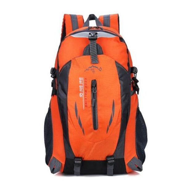 Wear Resistant Nylon Men Backpack Orange Bags
