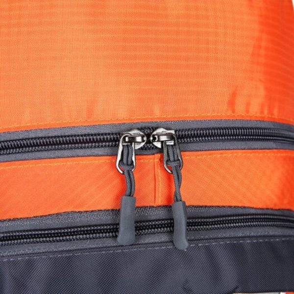 Wear Resistant Nylon Men Backpack Orange Bags