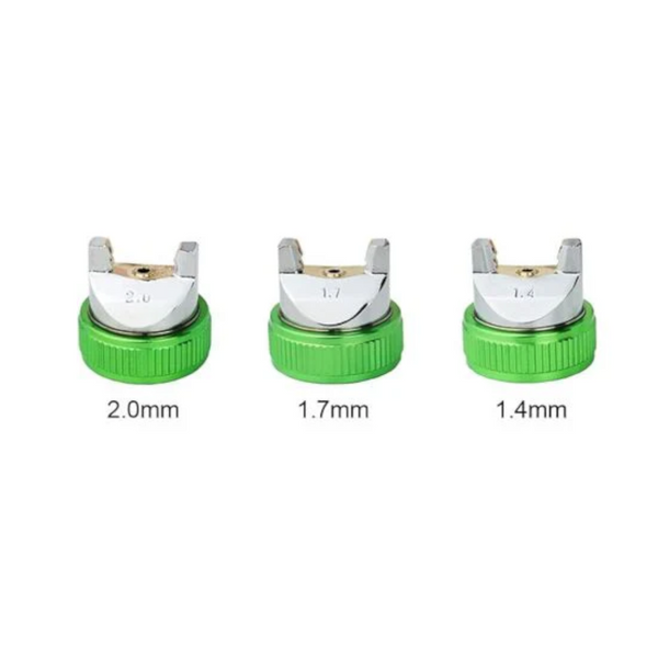 Hvlp Professional Paint Spray Gun 600Cc With 3 Nozzles 1.4Mm 1.7Mm 2.0Mm Gravity Feed Air Car Furniture Paint Sprayers