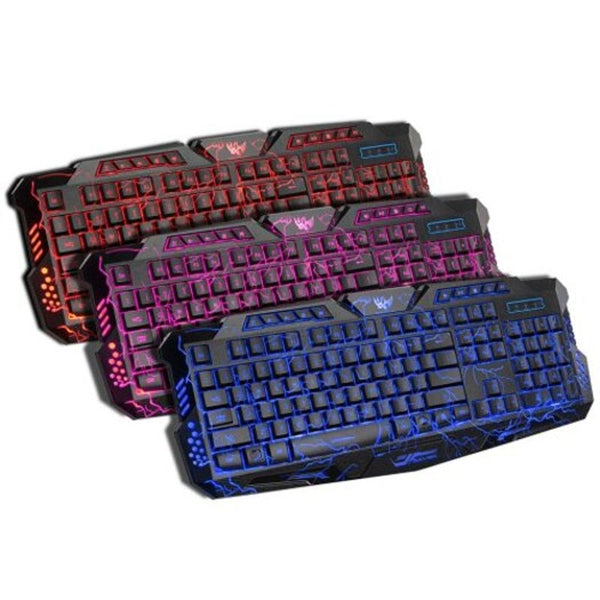 J60 Gaming Keyboard Mouse Set Black Keyboard & Mouse Bundles