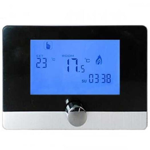 Hy04bw Lcd Digital Temperature Controller Wall Hanging Smart Thermostat 5A White Thermometers