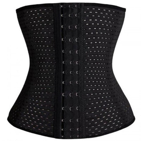 Hyz03 Breathable Thin Waist Shaping Belt Black L Shapewear
