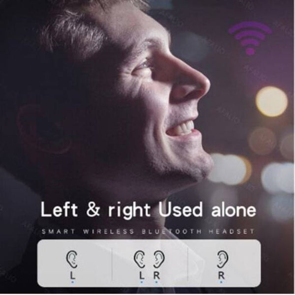 I200 Wireless Bluetooth 5.0 Headset In Ear Detection Pop Up Supports Charging White Earbuds