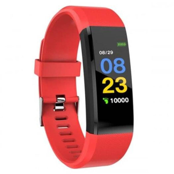 Veile Studios Id115 Plus 0.96 Inch Smart Bracelet Red Watches