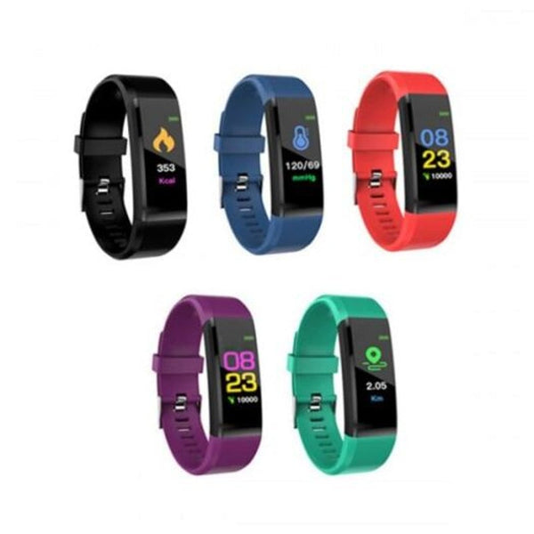 Veile Studios Id115 Plus 0.96 Inch Smart Bracelet Red Watches