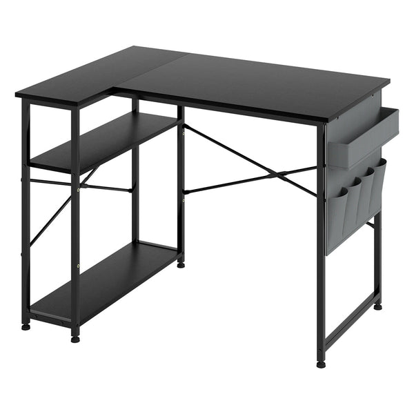 Levede Shaped Gaming Computer Desk Corner Table Home Home Office Desks