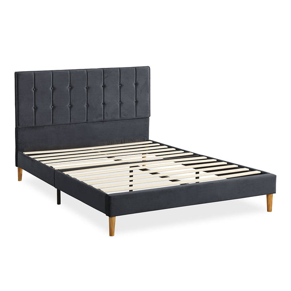 Levede Bed Frame Queen Size Mattress Grey Queen Bed Frames