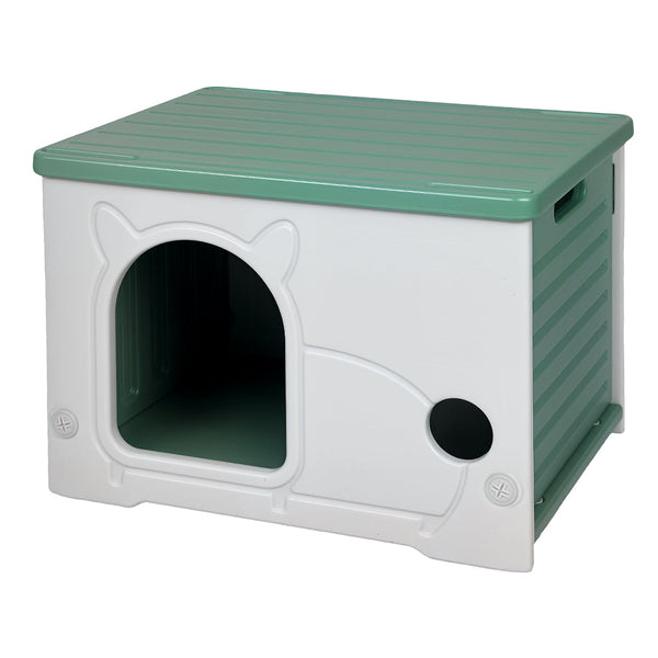 Pawz Outdoor Indoor Dogs Kennel Plastic Puppy Pet House Dog Kennels
