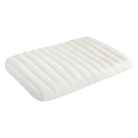 Pawz L Size Orthopedic Dog Bed With Sherpa Plush Removable Cover In White Pet Beds