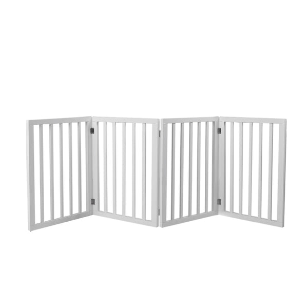 Pet Gate Dog Fence Retractable White 185Cm X 60.5Cm 1.8Cm Fences & Pens