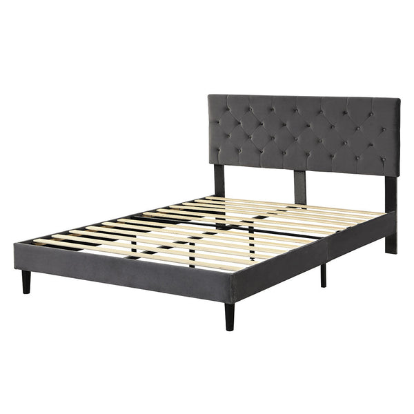 Levede Bed Frame Queen Size Mattress Grey Queen Bed Frames