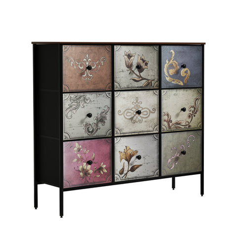 Levede 9 Chest Of Drawers Storage Cabinet Dressers & Chests Of Drawers