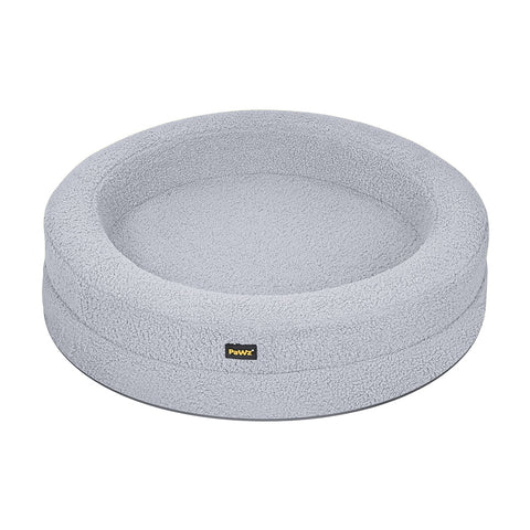 Pawz Pet Orthopedic Calming Bed Memory Foam Dog Sofa Light Grey Pet Beds