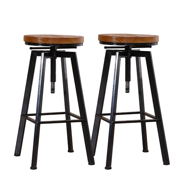 Levede 2X Bar Stools Industrial Kitchen Benches Bar Stools
