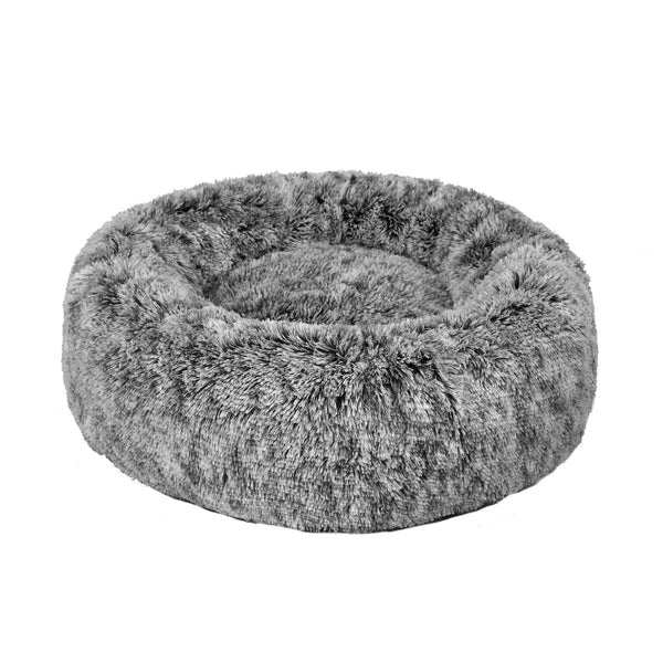 Pawz Pet Bed Cat Dog Donut Nest Calming Xl Charcoal Large Pet Beds