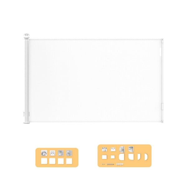 Bopeep Retractable Baby 300Cm White Safety Gates