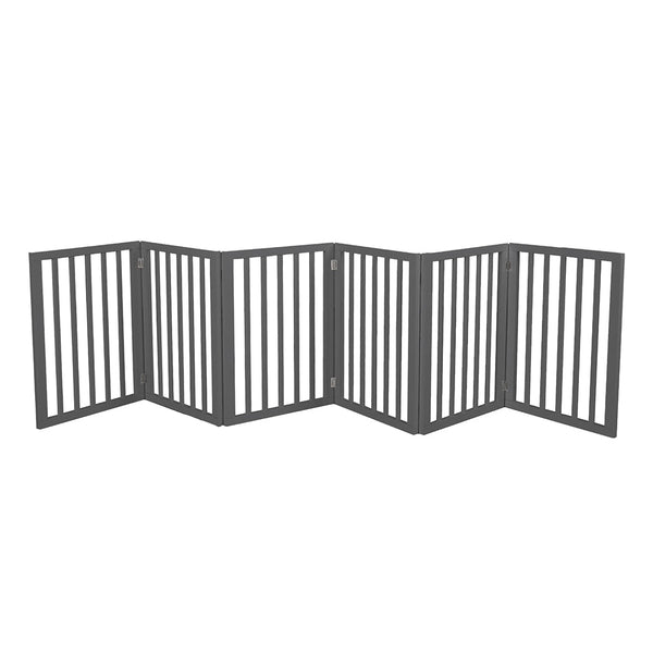 Pawz Pet Gate Dog Fence Safety Grey 100 Pack Fences & Pens