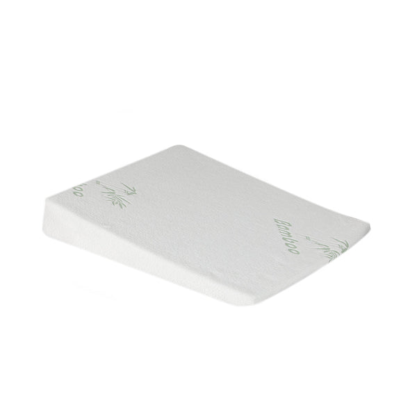 Dreamz White Memory Foam Wedge Pillow 10Cm Height Pillows