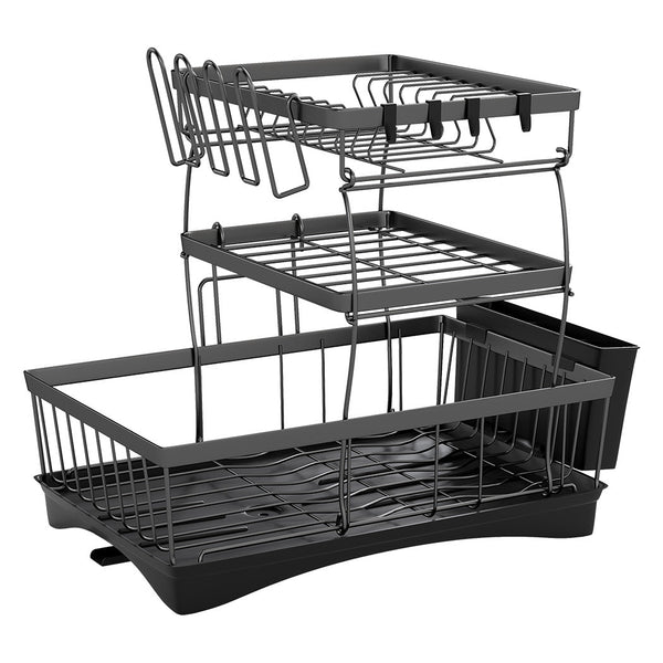 Toque Dish Drying Rack Plate Drainer Cup Holder Racks & Holders