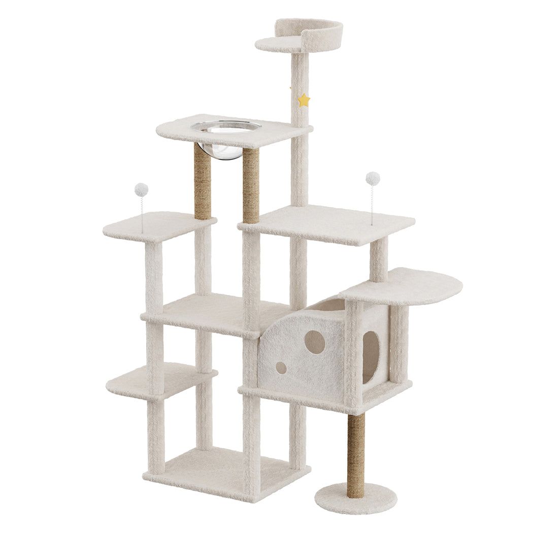 Pawz Cat Tree Tower Large Scratcher Condo House 172Cm Furniture & Scratchers
